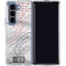 South Korea Soccer Flag Galaxy Z Fold5 5G Clear Case